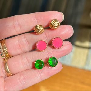Lot of 3 Kate Spade earrings